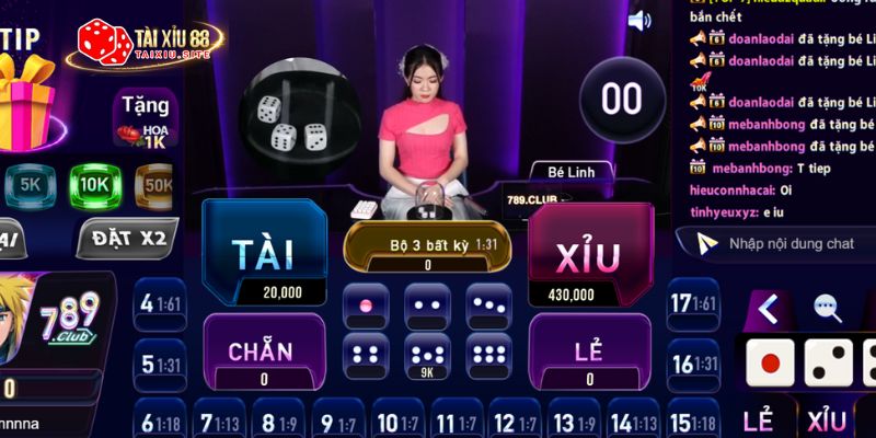 Hình ảnh Tài Xỉu livestream