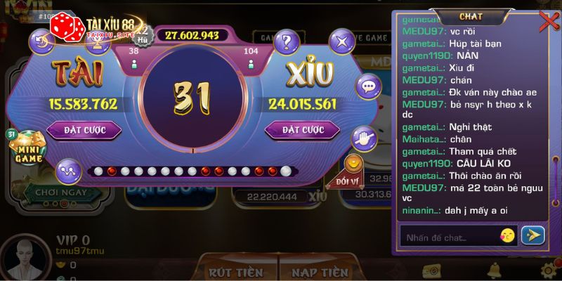 Hình ảnh game Tài Xỉu truyền thống
